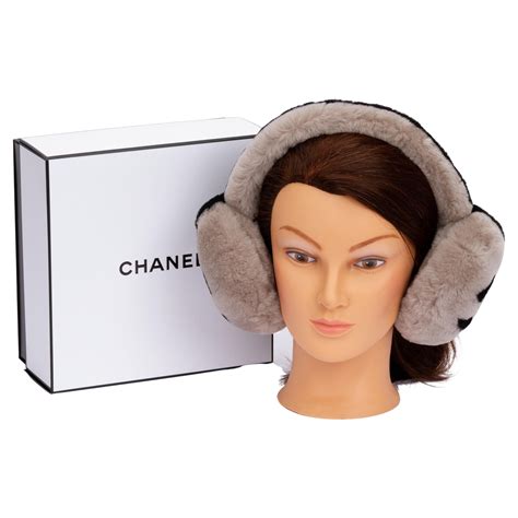 why does chanel no 3 wear earmuffs|Chanel number 3 earmuffs.